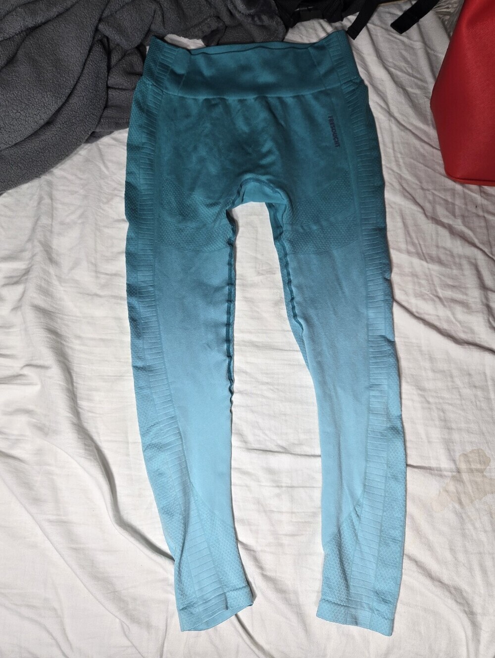 Fresought Women's Leggings Ombre Color Sz Large